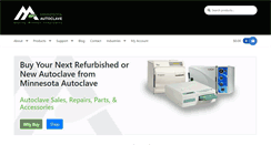 Desktop Screenshot of mnautoclave.com