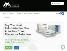 Tablet Screenshot of mnautoclave.com